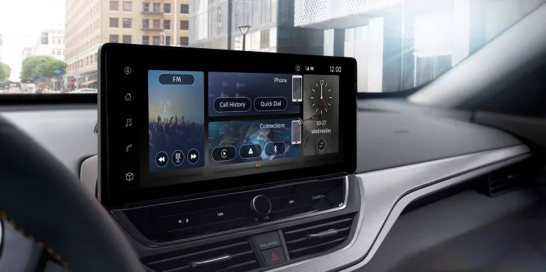 2027 Nissan Altima sedan 12.3-inch HD touch-screen display at Nissan of Dearborn in Dearborn MI